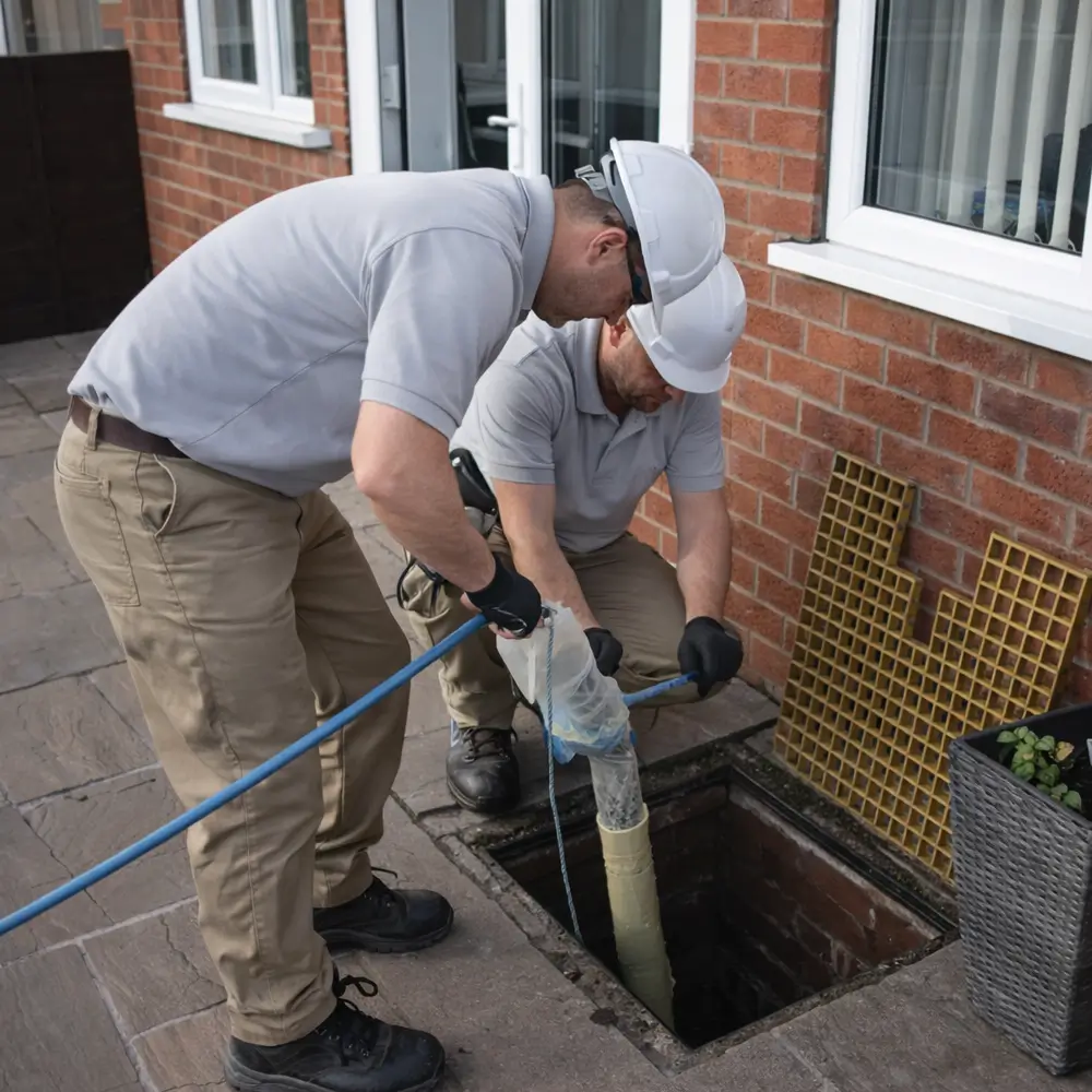 Blocked drain repair service in Pembury