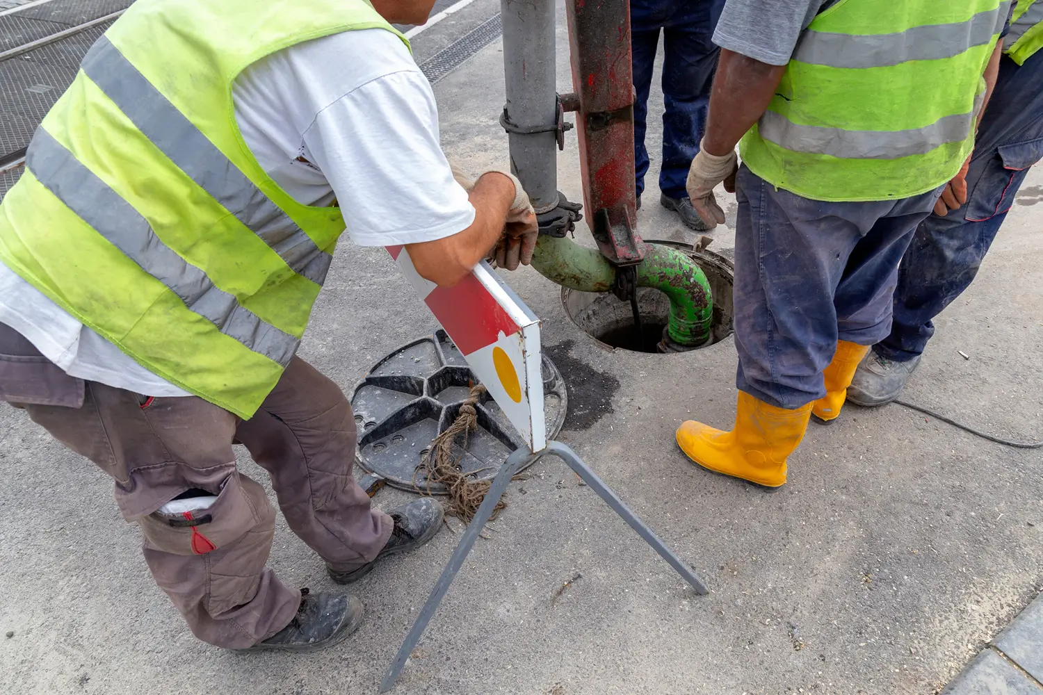 CCTV drain survey inspection in Pembury